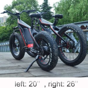 Kontax Carbon Fiber EBike 20" and 26" Tires