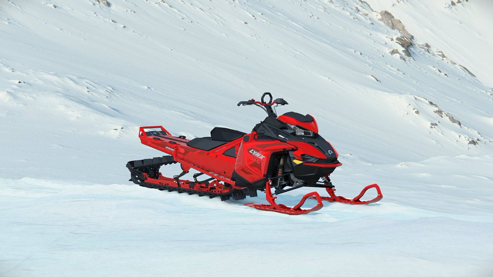 Used 2022 Lynx Snowmobile BoonDocker DS 4100 850 E-TEC PowderMax Light FlexEdge