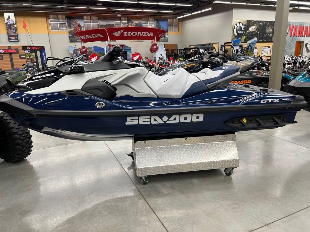 New 2024 Sea-Doo Two Seater Personal Watercraft GTX Limited 300 Blue Abyss